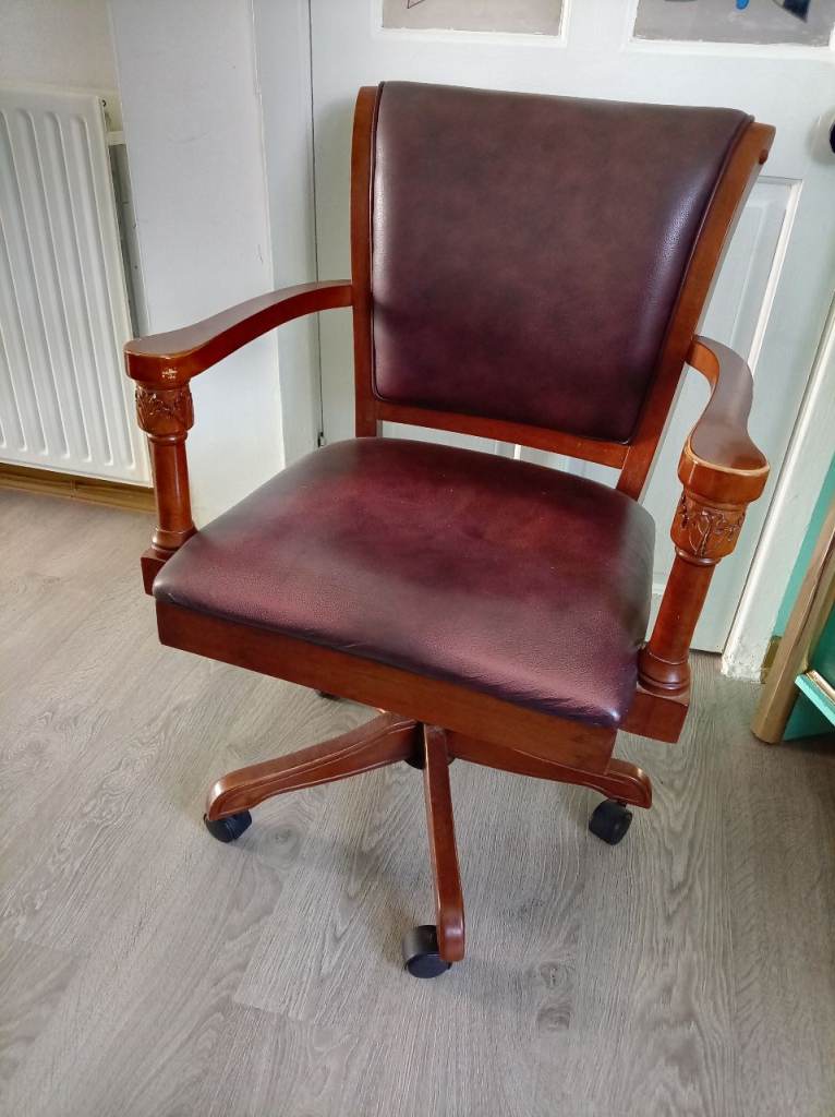 Vintage Style Captains Gainsborough-Style Office Chair Art Deco