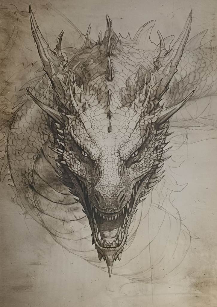 Original Quality Dragon Print