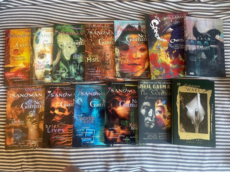 Sandman comics, Vertigo Complete Collection + extras (Neil Gaiman)