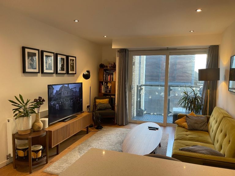 Double modern room in modern apartment 