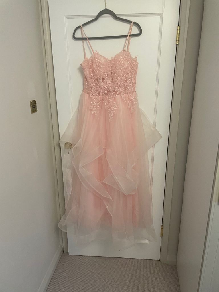 image for Prom party pink party dress