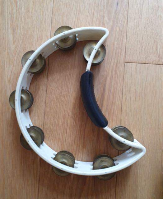 RHYTHM TECH TAMBOURINE LARGE SLEIGH BELLS 25 BELLS