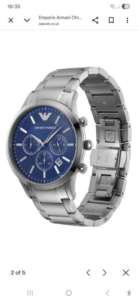 Emporio armani watch 2448 - Brand New & Boxed - Blue