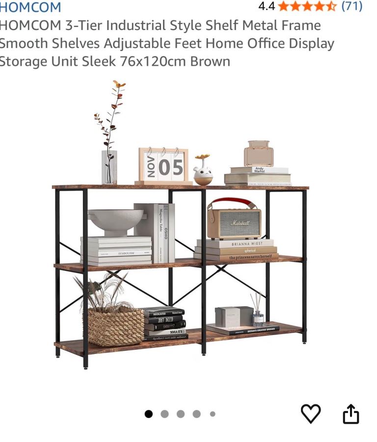 Industrial style shelf 