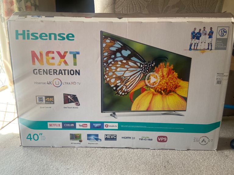 Hisense 40in 4k Smart TV