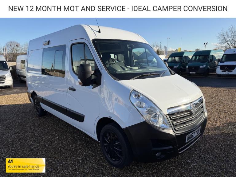 2018 Vauxhall Movano 2.3 CDTi 3500 Panel Van 5dr Diesel Manual FWD L2 H2 Euro 6 (130 ps) Panel Va...