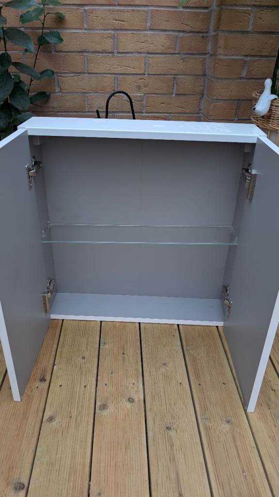 image for High gloss white cabinet 