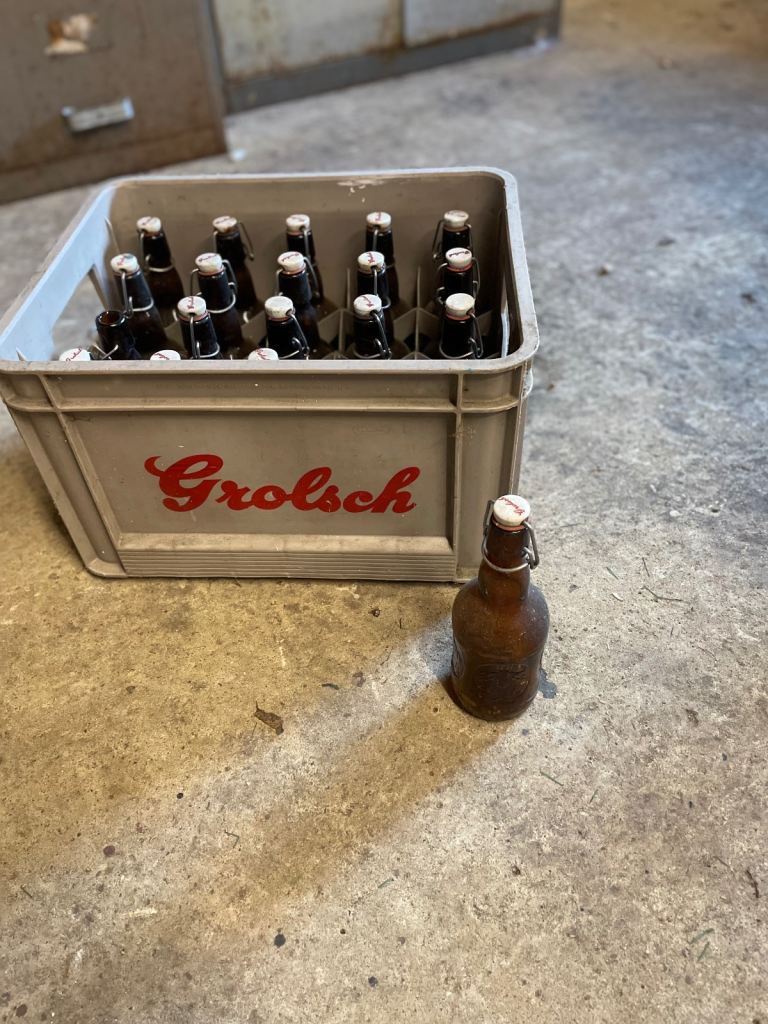 Vintage Grolsch Swing Top Beer Bottles