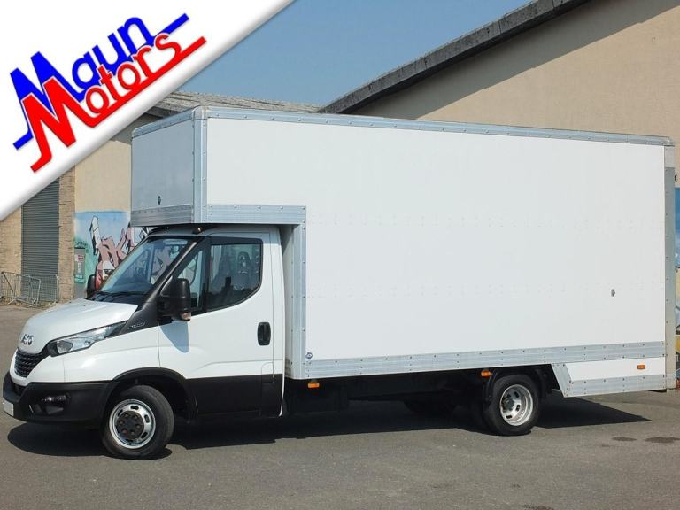 2021 "71" Iveco Daily 35C14 DROPWELL Removals Box Van with AIR CON