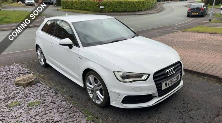 2016 Audi A3 1.4 TFSI 150 S Line 3dr [Nav] HATCHBACK PETROL Manual