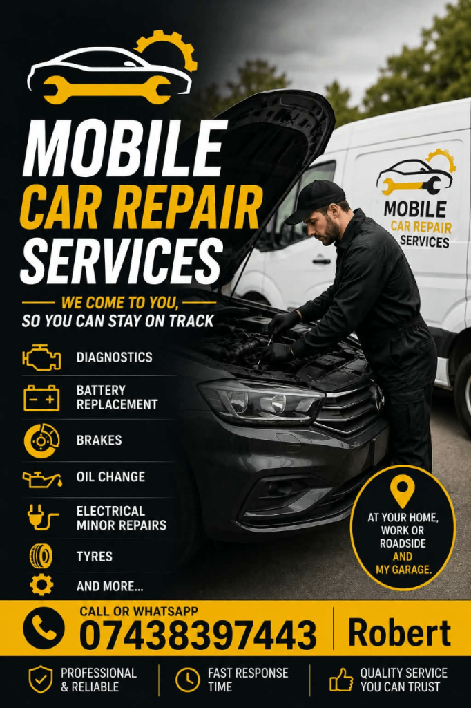 mobile car service and MOT 