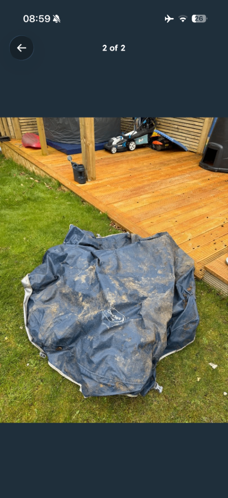 Cleverspa Malaga round hot tub cover