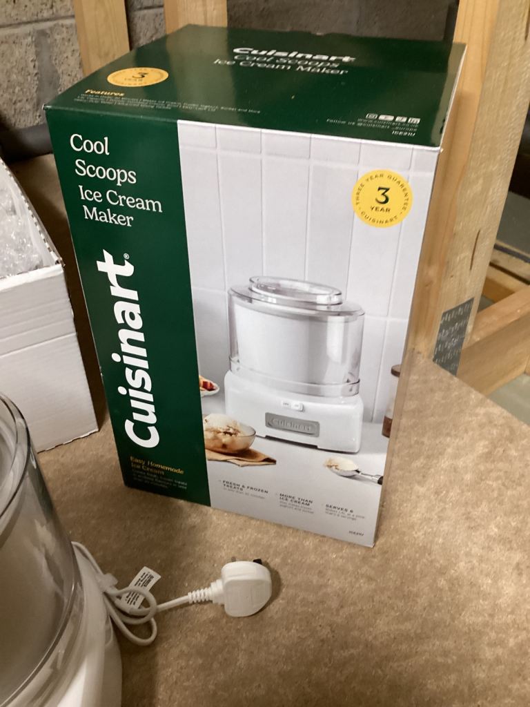 Cuisinart Cool Scoops Ice Cream Maker – NEW, Boxed