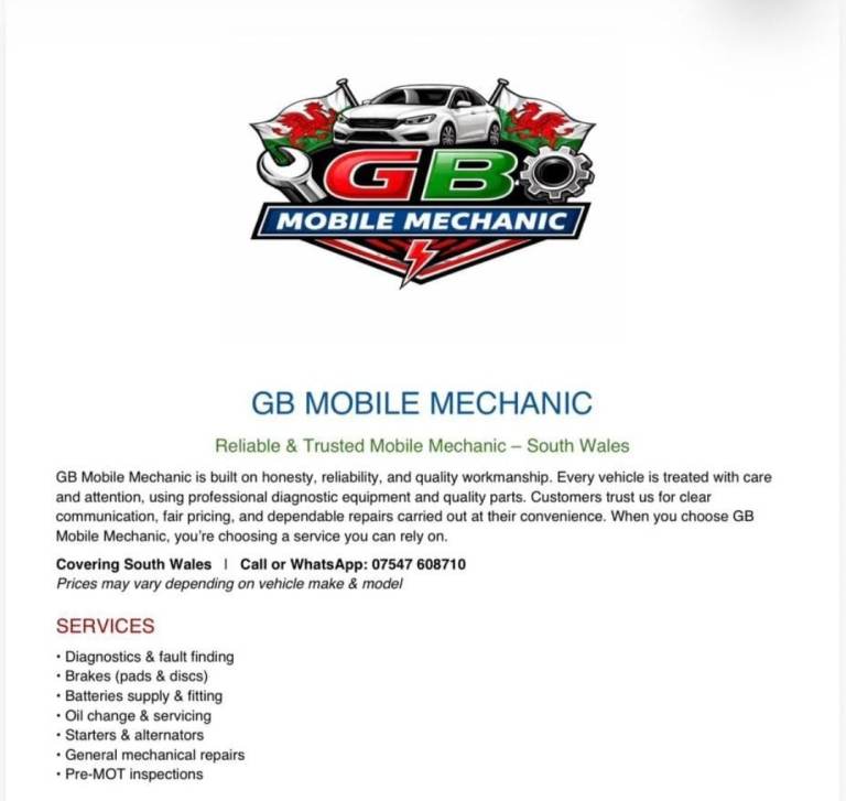 Mobile mechanic 