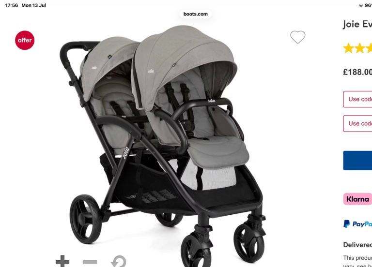 Joie Evalite™ Duo Stroller - Pebble