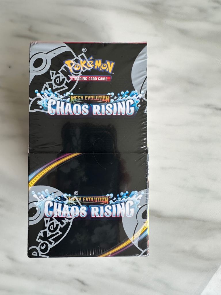 Pokémon Chaos Rising Half Booster Box - 18 Packs - Brand New, Sealed