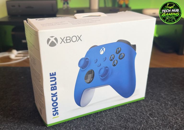 Official Microsoft Xbox Wireless Controller – Shock Blue, As New