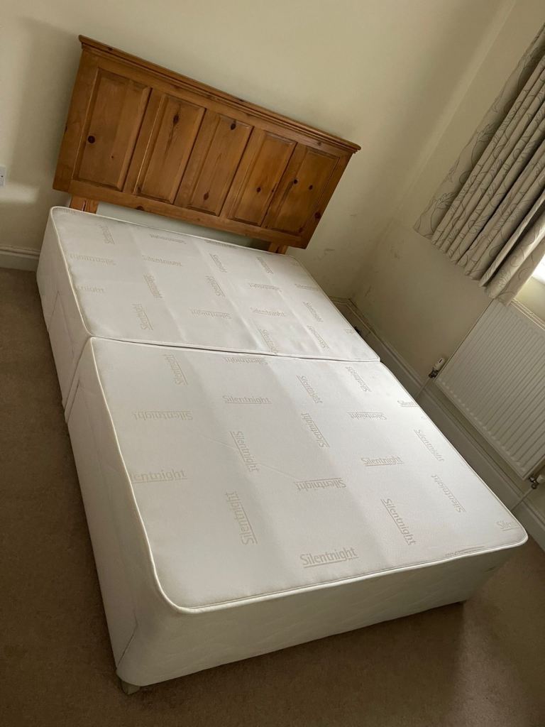 Double bed with mattress free local delivery 