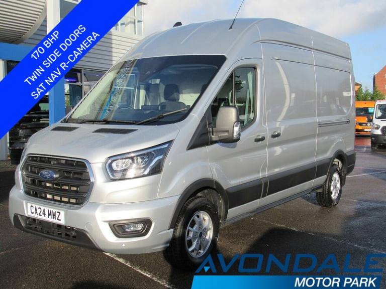 2024 Ford Transit 350 EcoBlue Limited 170 BHP RWD HIGH SPEC WITH TWIN SIDE DOORS SAT NAV CAM Pane...