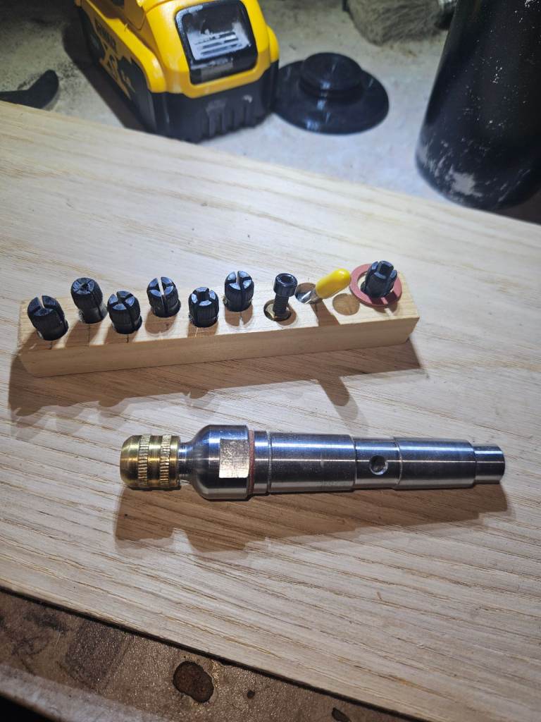 Lathe collet set MT2 drill wood turning pen Axminster