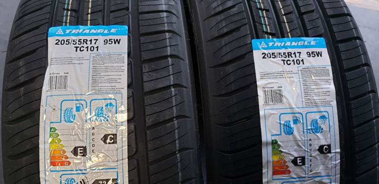 205 55 17 95W   2 x NEW!! tyres Triangle Advantex TC101 All Seasons