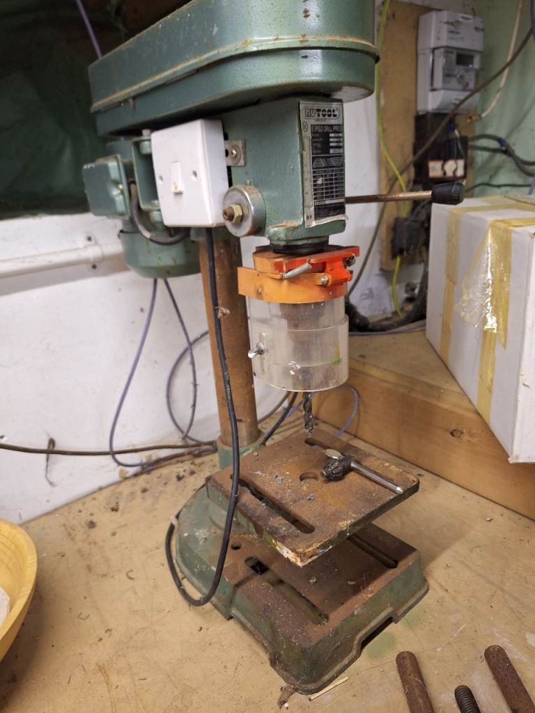 A NuTool CH10 five speed drill press