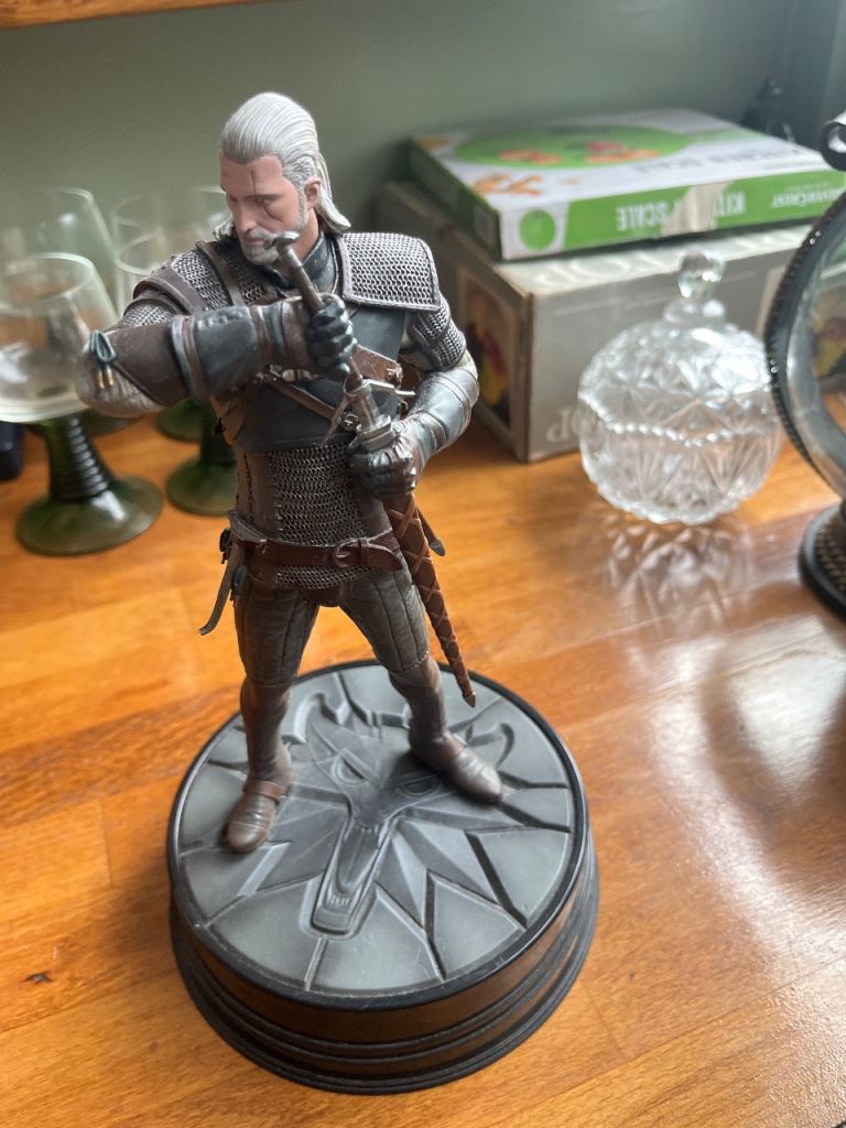 Geralt of Rivia Witcher 3 Wild Hunt Figurine – Good Condition