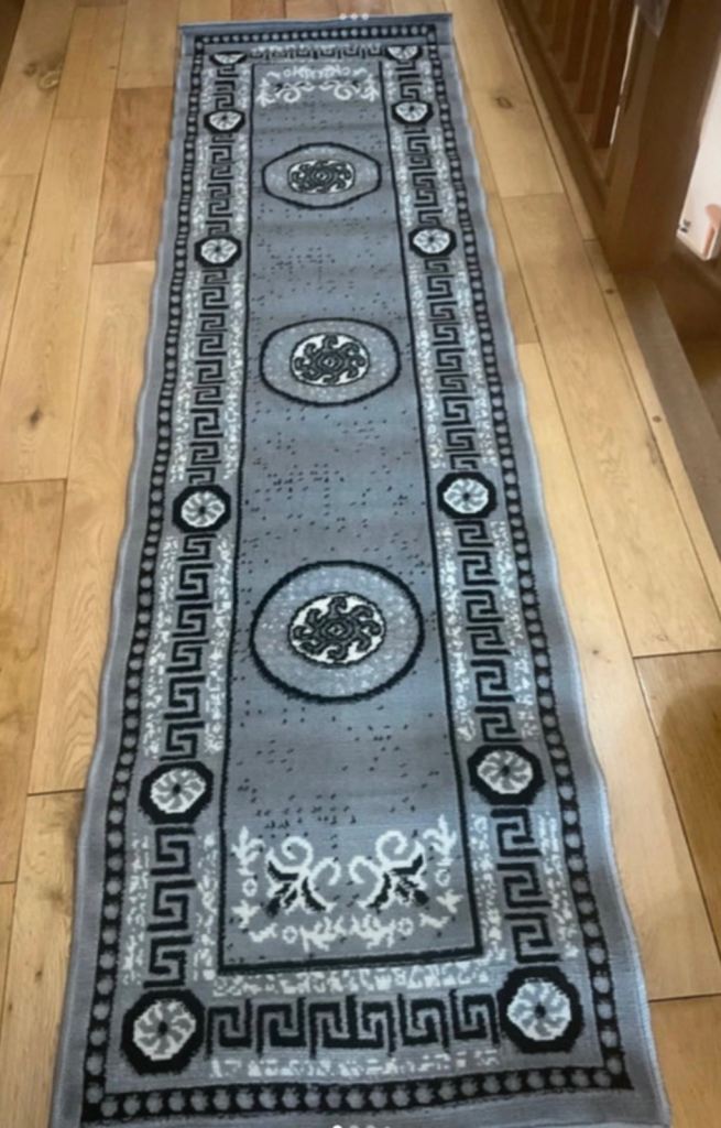 Brand new magic long runner corridor hallway Colour grey size 220×60cm 