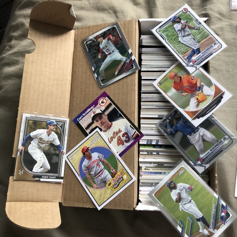 MLB 378 sports cards bulk box