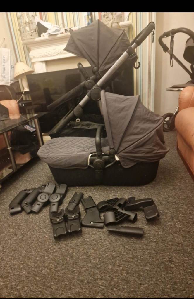 iCandy Travel System Pushchair bassinet toddler seat with all adaptors 