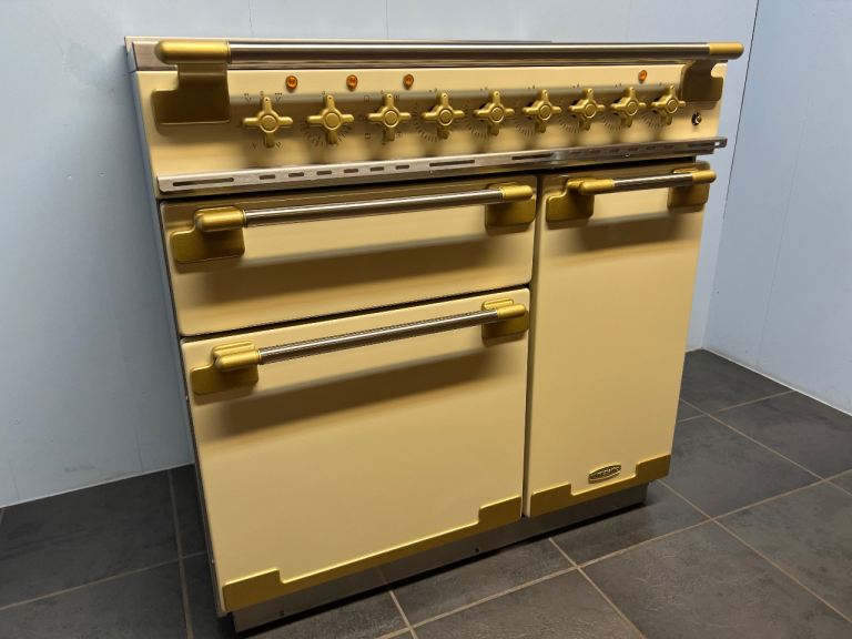 RANGEMASTER ELISE 90 CM⚡️INDUCTION⚡️RANGE COOKER IN CREAM AND GOLD TRIM…