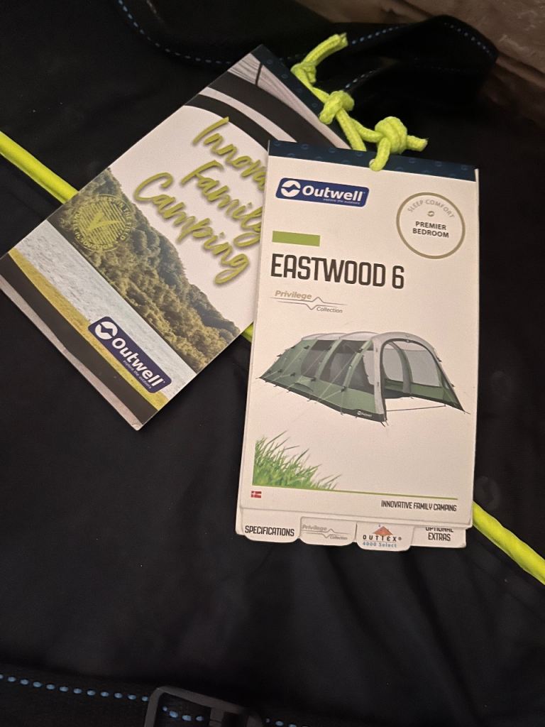 Outwell Eastwood 6 4 Room 6 Berth Tunnel tent