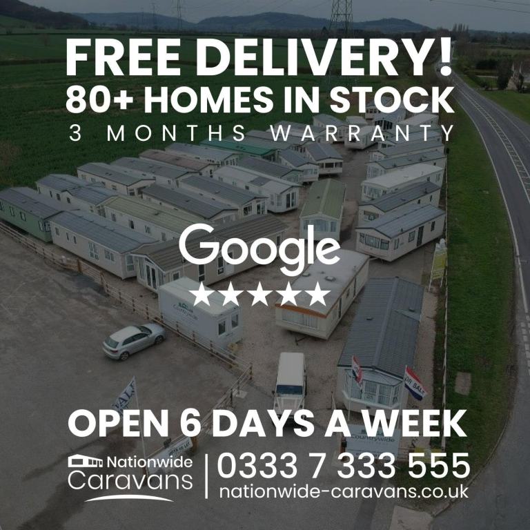 Static Holiday Lodge For Sale Off Site The Athena 40ft x 13ft, 2 Bedroom 