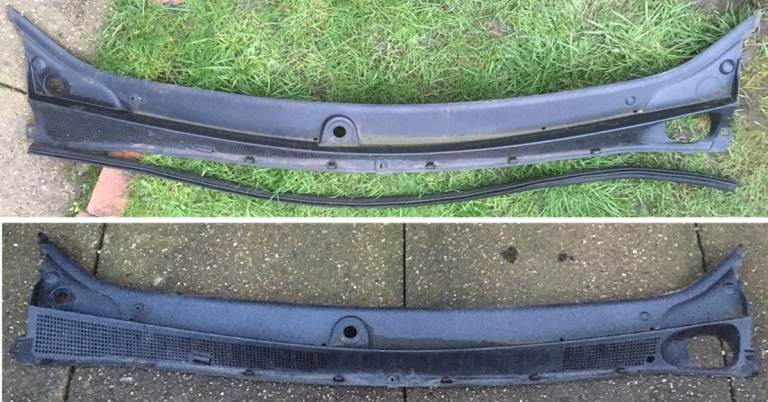 Dacia Logan PLASTIC SCUTTLE PANEL & RUBBER SEAL. Eccles, Manchester