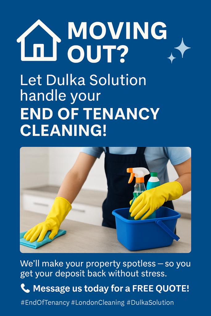 Moving Out Soon? Let Us Handle the Cleaning!