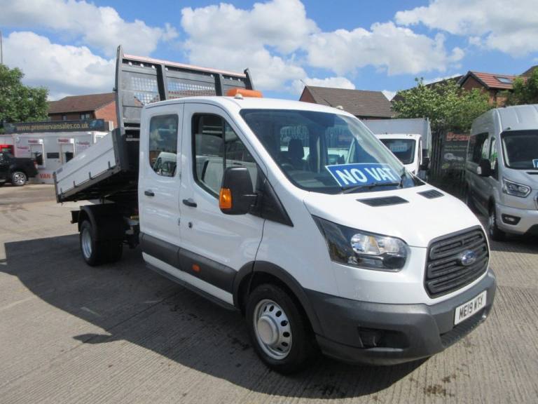 2019 19 FORD TRANSIT 2.0 350 ECOBLUE DOUBLE CAB ONE STOP TIPPER RWD L3 EURO 6 (D