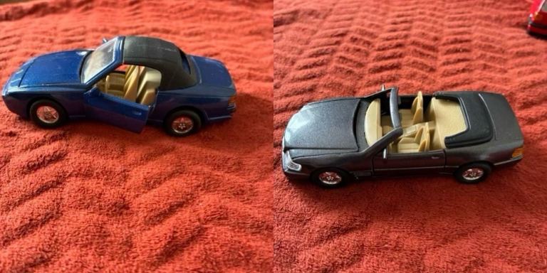 Welly Porsche & Mercedes Toy Cars