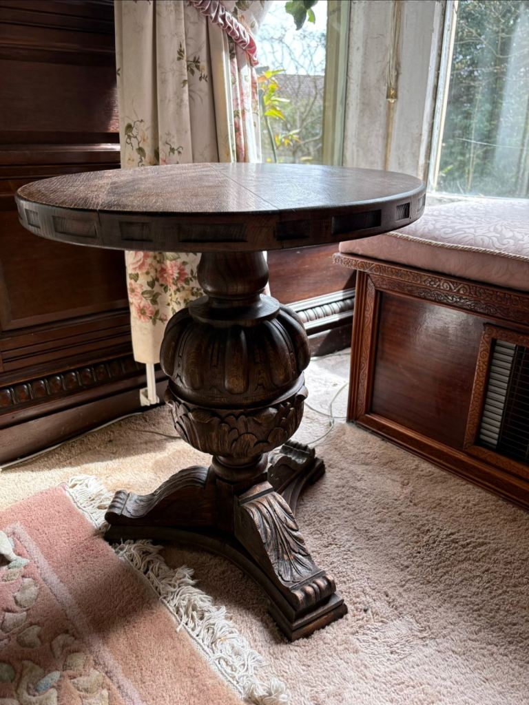 Antique Solid Oak Table 