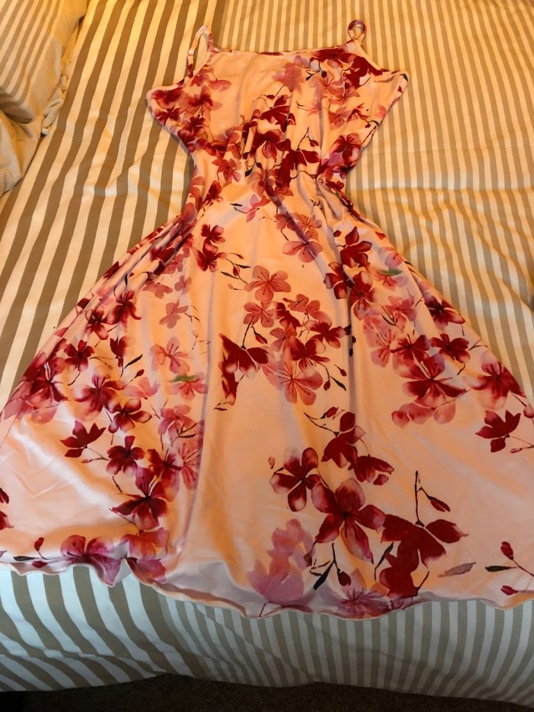 3 ladies flowered satin nighties £3.00 for all three