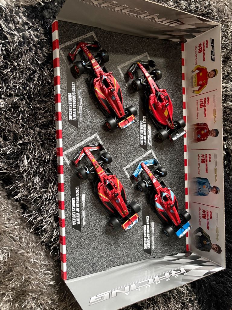 Bburago Ferrari Racing F1 Model Cars Set – Brand New, Red Plastic for Sale