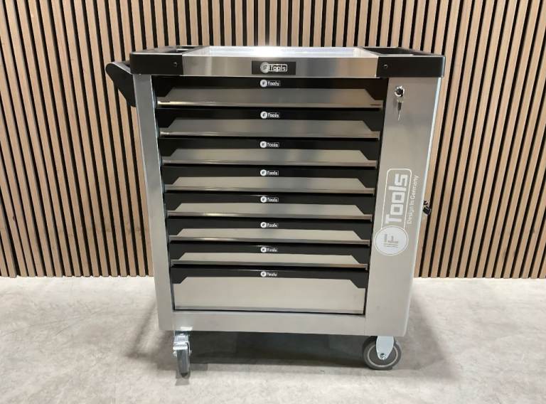 8 Drawers Toolbox Chest Cart With Tools