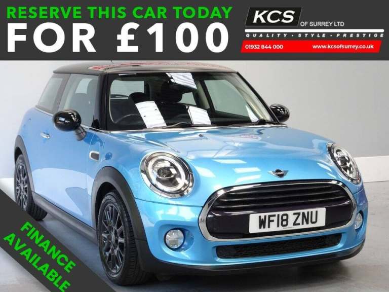 2018 MINI Hatch 1.5 Cooper Hatchback 3dr Petrol Steptronic Euro 6 (s/s) (136 ps) Hatchback Petrol...