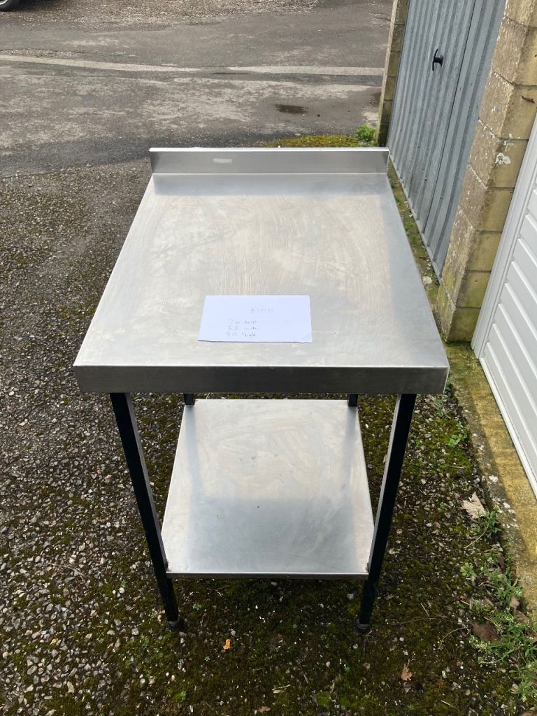 Stainless steel catering table 
