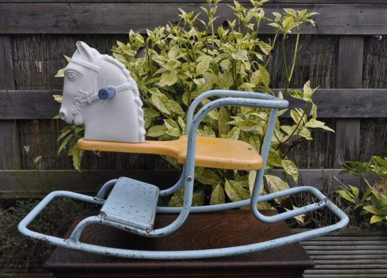 Vintage mid century Tri-ang gee gee rocking horse