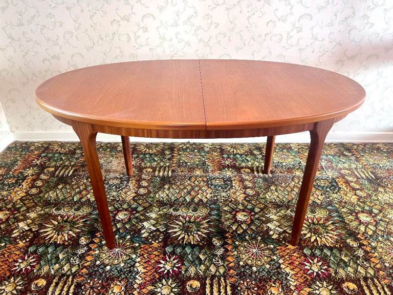 Vintage teak extending dining table & chairs ~ McIntosh & Co., Kirkcaldy
