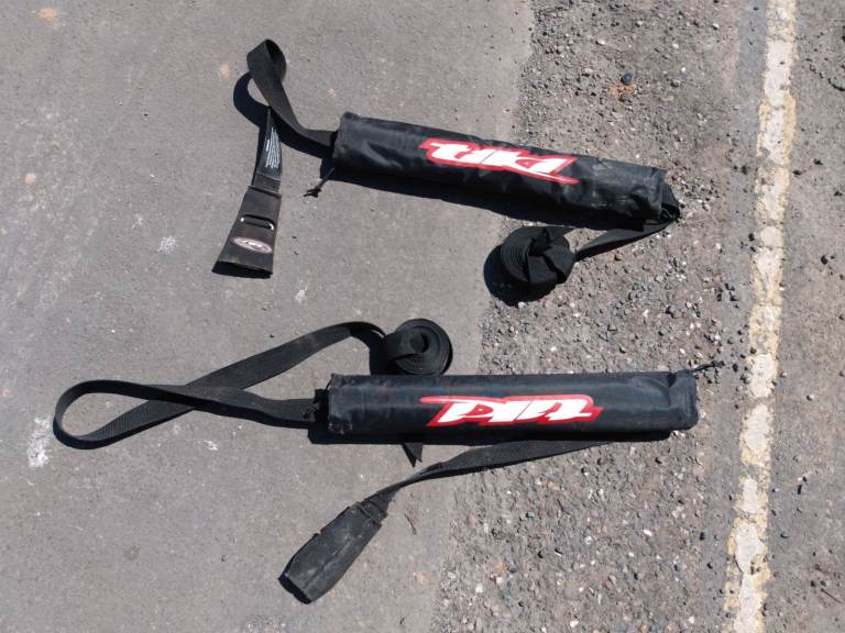 Tiki soft roofrack surfboard carrier £15