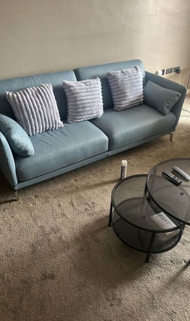 3 seat leather sofa