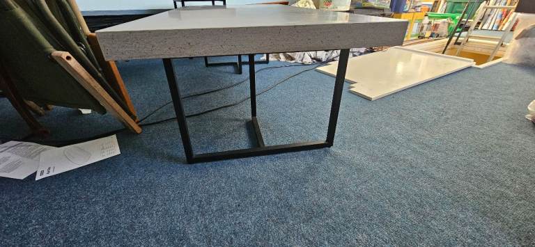 Grey MDF coffee table