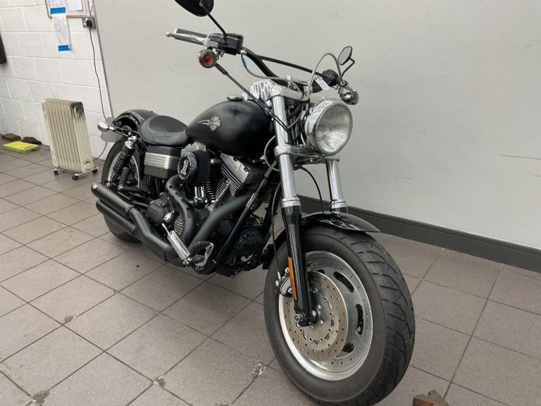 HARLEY-DAVIDSON DYNA FXDF FAT BOB BLACK 2008 08 REG 14,698 MILES, 1584CC
