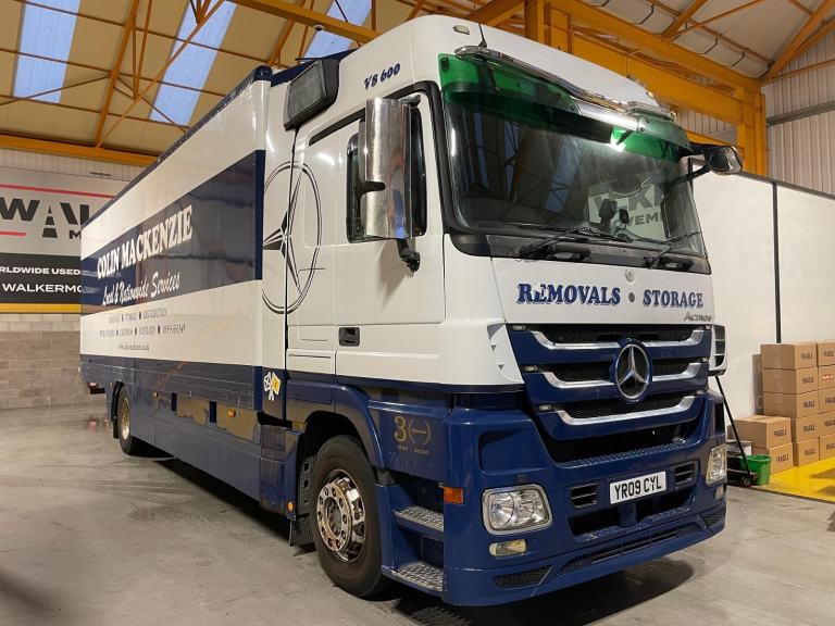 MERCEDES ACTROS MP3 1860 V8 EURO 5 4X2, 18 TONNE DRAWBAR SPEC REMOVAL BOX 